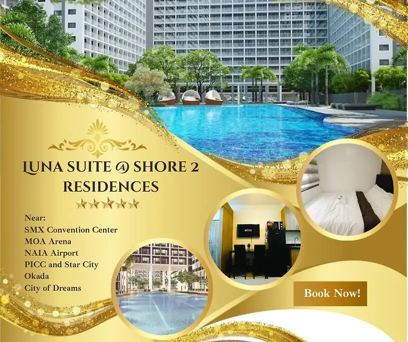 Luna Suite In Shore 2 Near Moa Manila Apartment